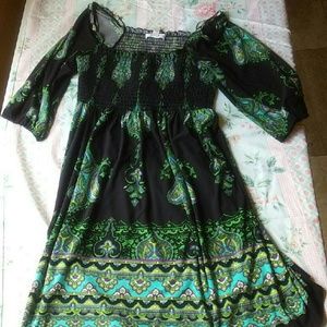 A London Times Patterned dress